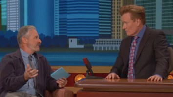Jon Stewart Gave Conan O’Brien A Comically Weird ‘NYC Citizenship Test’ And He Passed