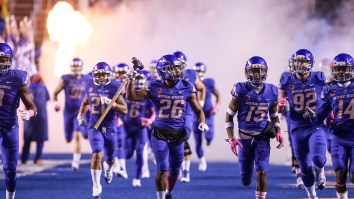 Boise State Scored Three Blocked-Kick Return Touchdowns In The First Half Against Colorado State