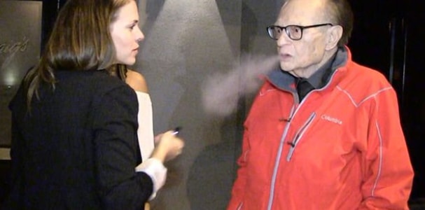Larry King Vaping