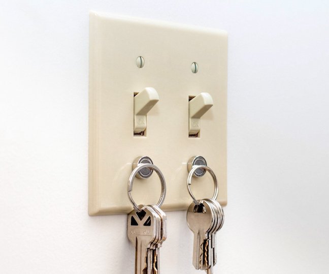 Magnetic Key Holder Lightswitch
