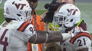 Virginia Tech Mocks UM’s Turnover Chain After Interception