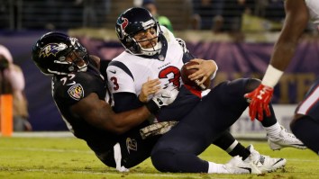 Tom Savage’s Post-Game Press Conference Only Lasted About Two Seconds, Because No One Showed Up