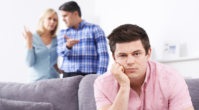 parents with adult son