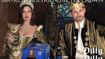 This Couple Made A Bud Light ‘Dilly Dilly’-Themed Christmas Card And It OWNS