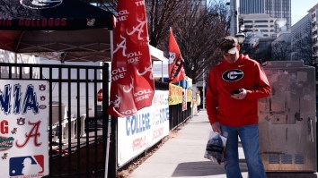 Fan Surprises Dad With Tickets To The National Championship And I’m Not Crying, They Are