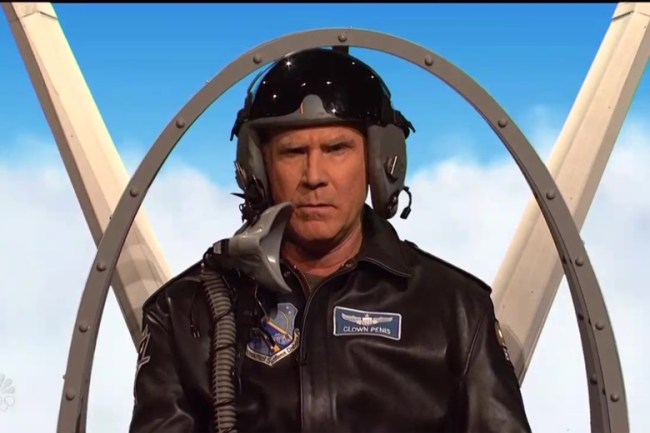 snl will ferrell clown penis