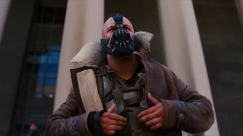 Amazing Video Of Tom Hardy Reciting Bane Lines To His Dog While Wearing Athletic Cup Goes Viral