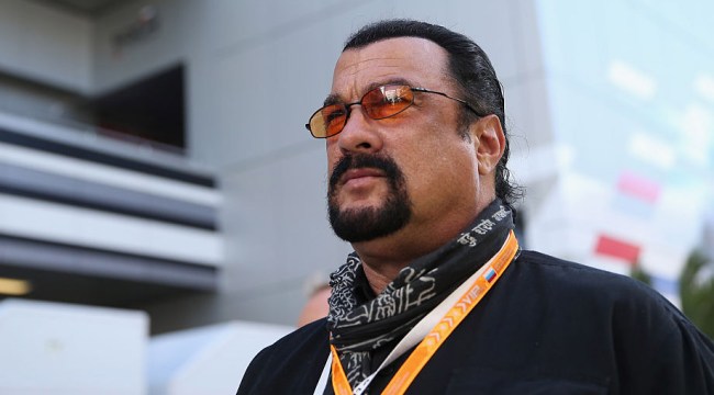 Steven Seagal Representing Cryptocurrency Bitcoiin