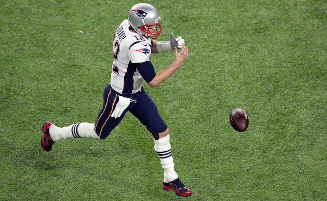 tom brady dropped pass super bowl