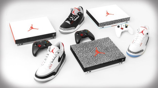 Xbox One X Air Jordan Consoles