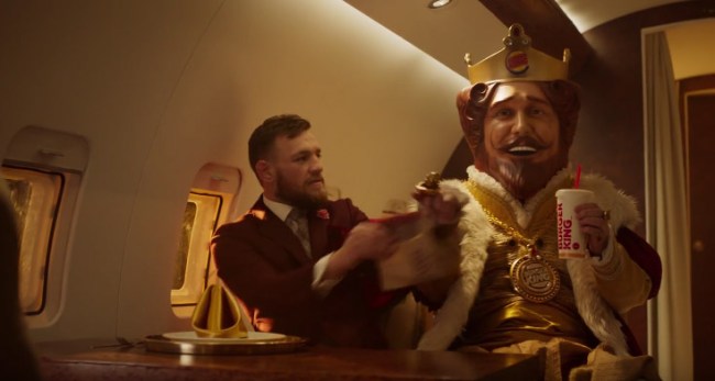 conor mcgregor burger king commercial