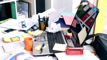 Alarming New Research Reveals The Average Office Desk Has 400 Times More Germs Than A Toilet Seat