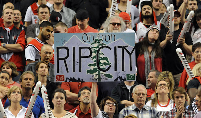 portland trail blazers fans