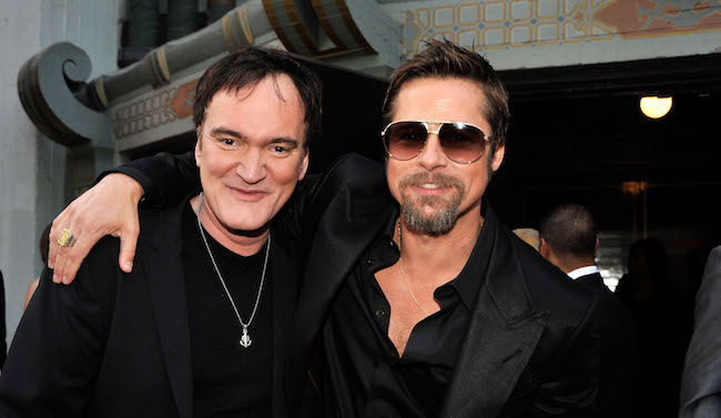 Quentin Tarantino brad pitt