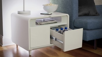 Amazing Smart Table Keeps Your Beer Cold, Has Wireless Charging And Bluetooth Speakers