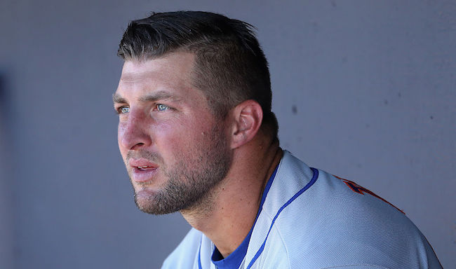 tim tebow mets baseball