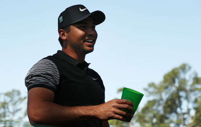 fan chugging beer the masters
