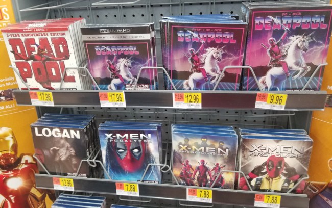 Deadpool covers 20th Century Fox blurays
