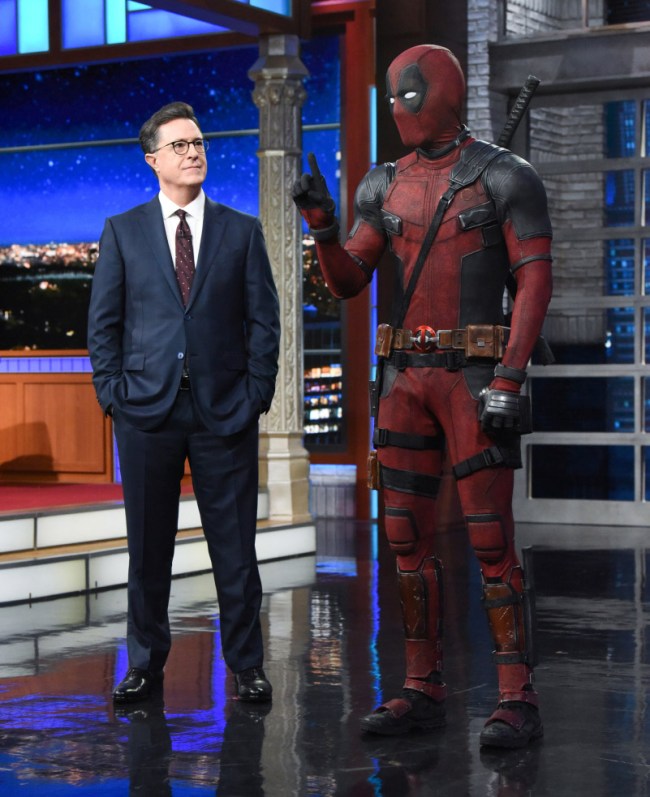 Deadpool Stephen Colbert Monologue Late Show