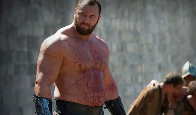 Hafthor Julius the mountain game of thrones