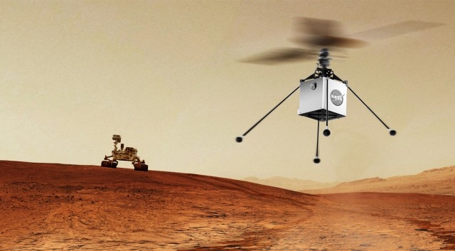 MARS Rover helicopter
