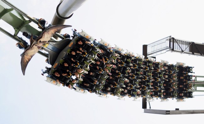 Roller Coaster Strands Passengers Upside Down