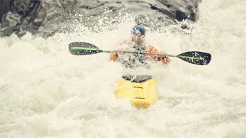 Watch This Crazy Kayaker Bomb Down California’s ‘Royal Flush’ Waterfalls, Five Insane Drops