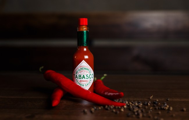 tabasco sauce bottle