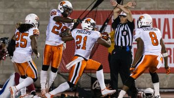 A CFL Player Laid Out A Streaker When Stadium Security Failed To Show Up