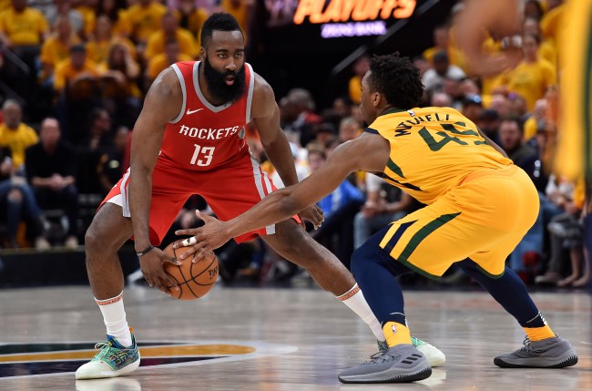 Donovan Mitchell and James Harden