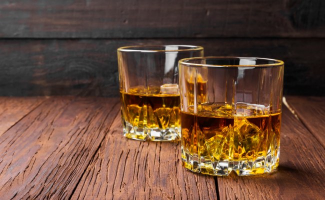 irish whiskey in glasses