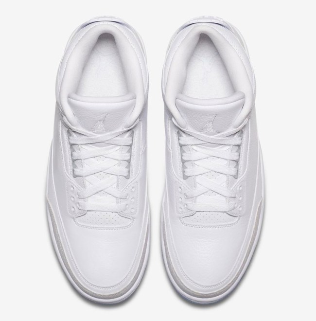 AIR JORDAN III triple white