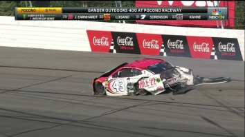 This 150 MPH Bubba Wallace NASCAR Crash At Pocono Raceway Is Hard To Watch