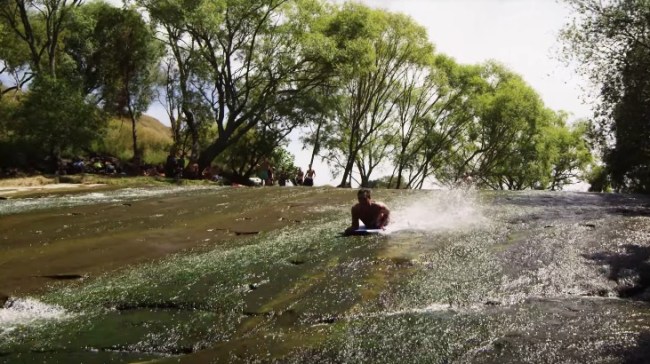 Rere Rockslide New Zealand Natural Water Slide