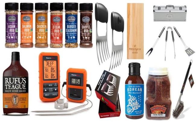best grilling tools, rubs, sauces on amazon