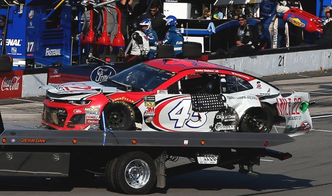 Bubba Wallace Crash Die Dale Earnhardt