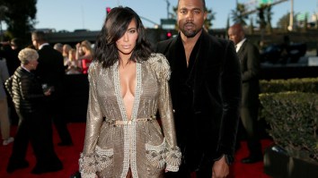 Kanye Got Dragged For Wearing Yeezy Slides That Were 2 Sizes Too Small At 2 Chainz’s Wedding