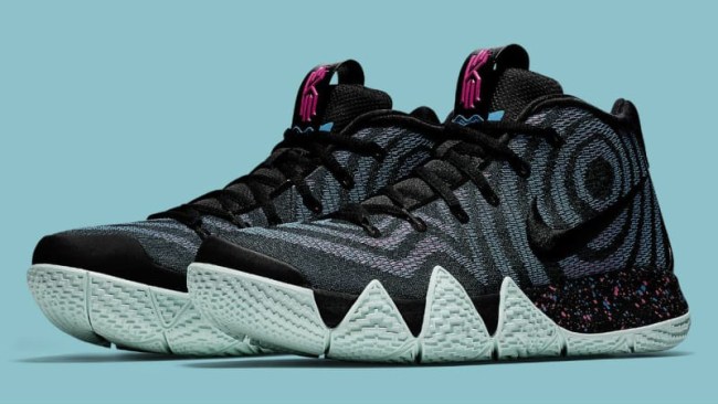Nike Kyrie 4 Black Laser Fuschia