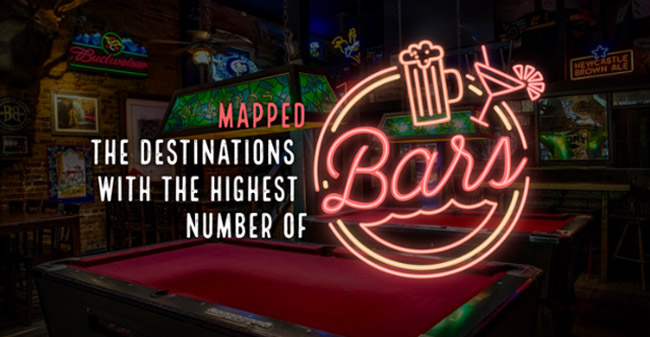 Cities With The Most Bars In The World