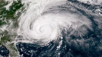 This Live Feed Of Hurricane Florence From A Webcam In The Ocean Is Very Intense