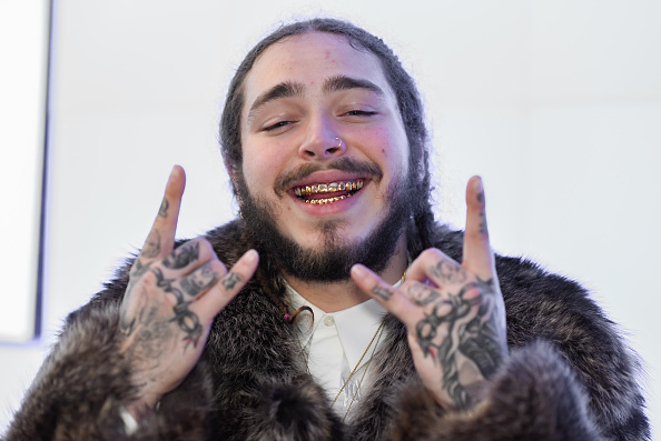 NEW YORK, NY - NOVEMBER 30: Rapper Post Malone visits SiriusXM Studio on November 30, 2016 in New York City. (Photo by Matthew Eisman/Getty Images)