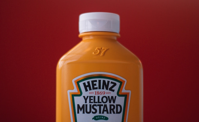 mustard pizza
