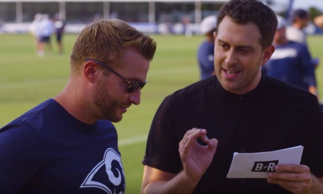 Rams head coach Sean McVay