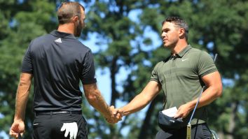 Dustin Johnson Congratulates Brooks Koepka On PGA Player Of The Year With Video That Will Make Your Skin Crawl