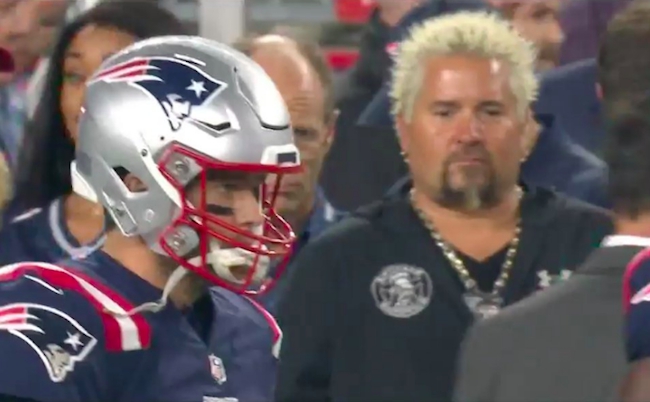 guy fieri patriots game
