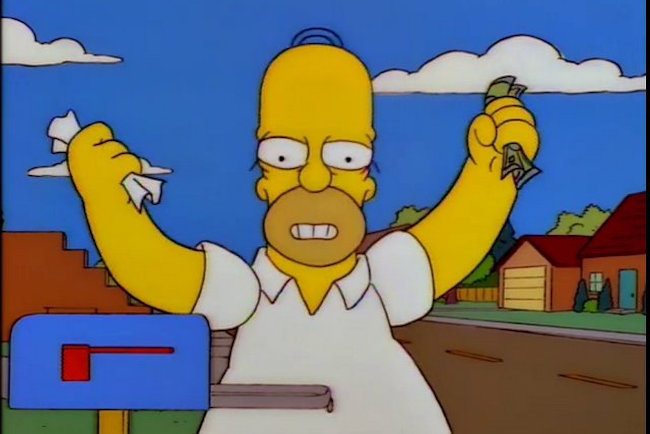 how much money the simpsons lost