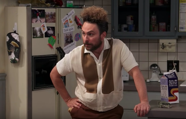 its always sunny seinfeld scene