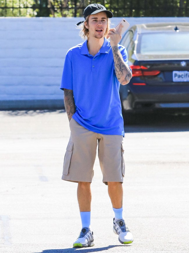 Justin Bieber Golf Swing Video Driving Range