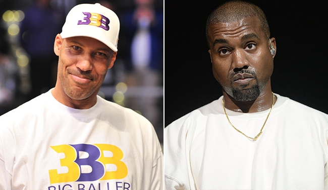 kanye west lavar ball big baller brand collab