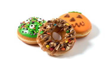 Krispy Kreme’s New Candy-Covered Trick-Or-Treat Doughnut Is What America Deserves This Halloween